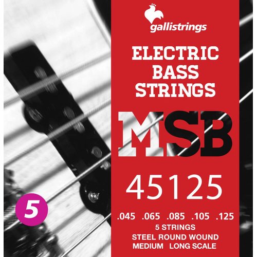 Galli MSB-45125 Magic Sound Bass Medium Long Scale 5-Saiter