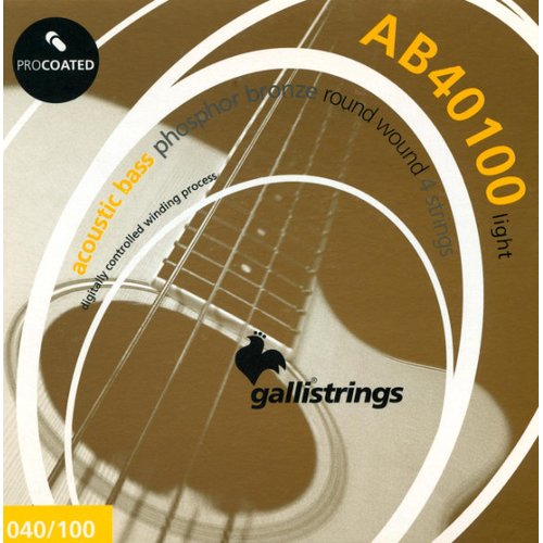 Galli AB40100 ProCoated Phosphor Bronze Akustik Bass Light