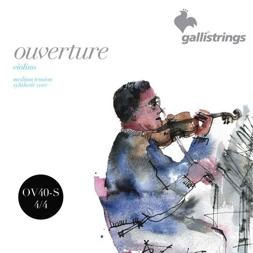 Galli OV40-S Overture Cordes Violine 4/4 Synthetic Core