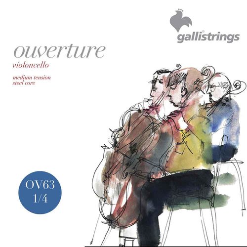 Galli OV63 Overture Cello Strings 1/4