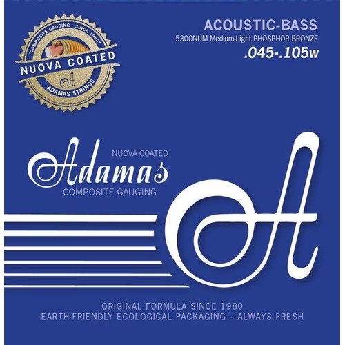 Adamas 5300NUML Phosphor Bronze Nuova 040/100 Bass Acoustique coated