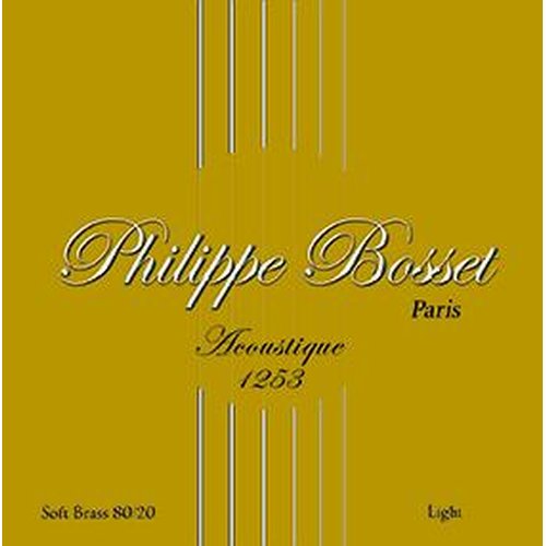 Philippe Bosset 80/20 Bronze Light 012/053 for acoustic guitar