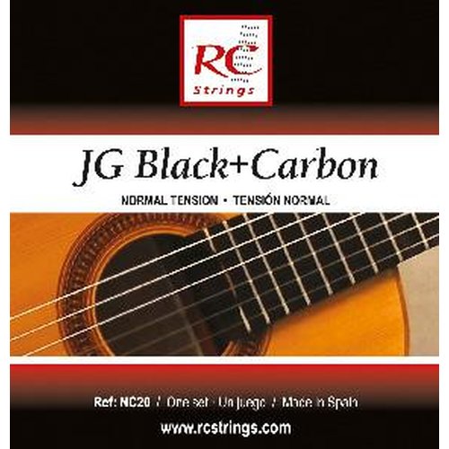 RC Strings NC20 JG Black/Carbon NT for classical guitar