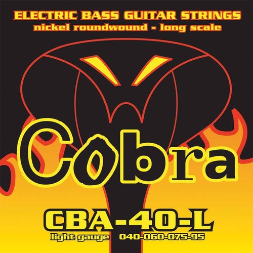 Cobra CBA-40-L Nickplated 040/095 Longscale Electric Bass