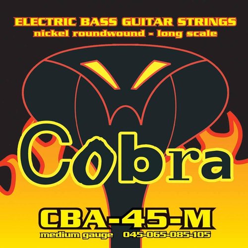 Cobra CBA-45-M Nickel Plated 045/105 Longscale Electric Bass