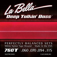 La Bella 760T Tape Wound 060/115 White Nylon