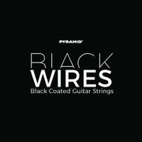 Pyramid Black Wires cordes au dtail guitare lectrique 032W