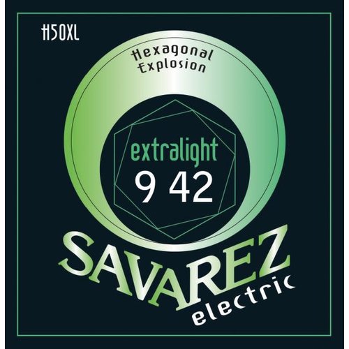 Savarez H50XL Hexagonal Explosion 009/042 Electric Guitar Strings
