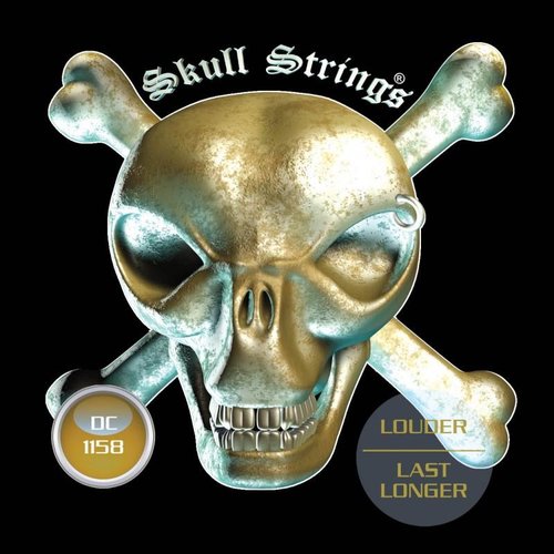 Skull Strings Drop C Stainless Steel 011/058 Electric Guitar Strings