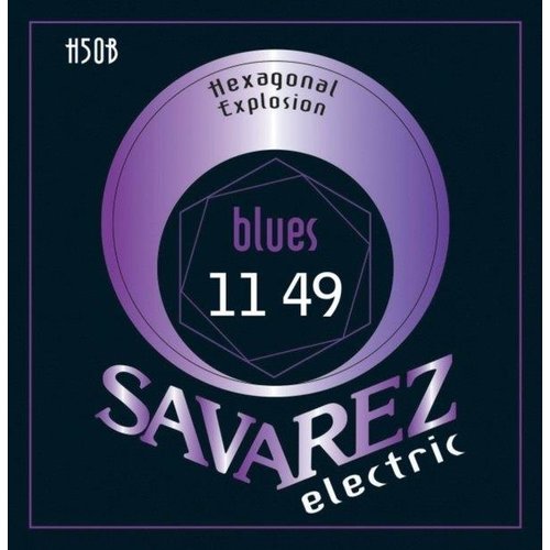 Savarez H50B Hexagonal Explosion 011/049 Blues Electric Guitar Strings