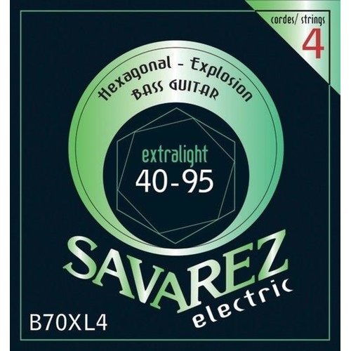 Savarez B70XL4 Hexagonal Explosion 040/095 Electric bass strings