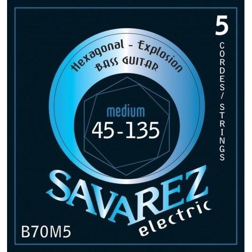 Savarez B70M5 Hexagonal Explosion 045/135 5-string