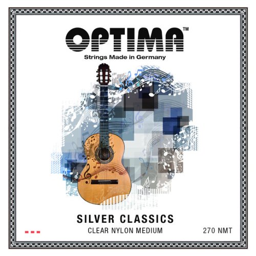 Optima 270 Silver Classics Set Nylon Medium Tension
