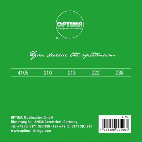 Optima 4105 Mandoline Chrome Green Label Satz, 8-Saiter