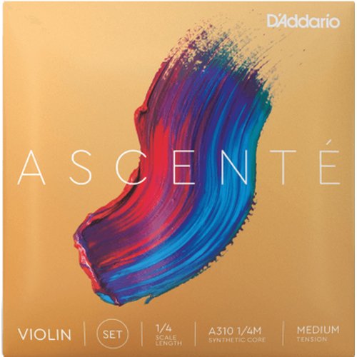 DAddario A310 1/4M Ascent violin string set medium tension