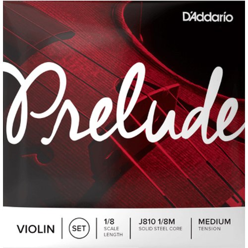 DAddario J810 1/8M Prelude set di corde per violino tensione media