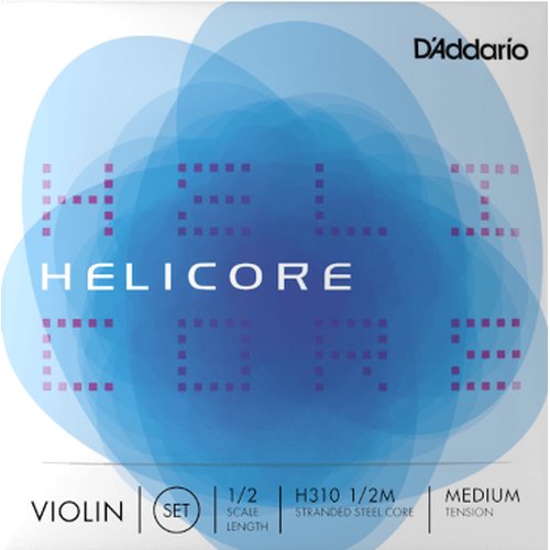 DAddario H310 1/2M Helicore violin string set medium tension