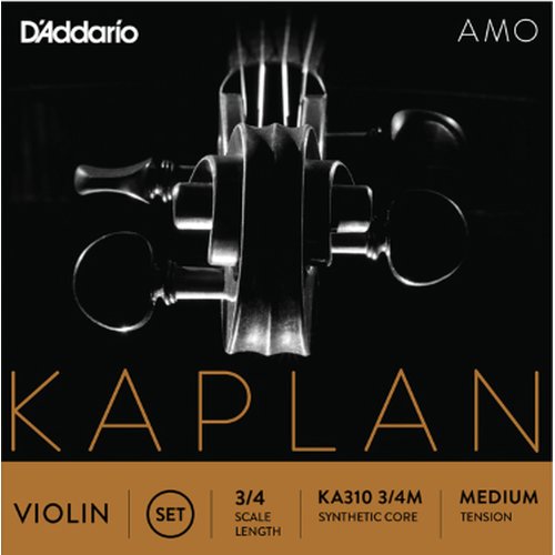 Juego de cuerdas para violn DAddario KA310 3/4M Kaplan Amo Medium Tension