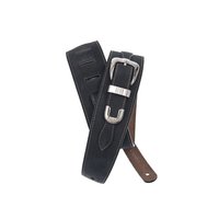 DAddario 25LBB00 Leather Guitar Strap with Belt Buckle,...