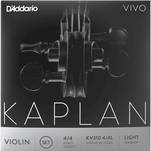 DAddario KV310 4/4L Kaplan Vivo set di corde per violino Light Tension