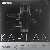 DAddario KV310 4/4L Kaplan Vivo violin string set light...
