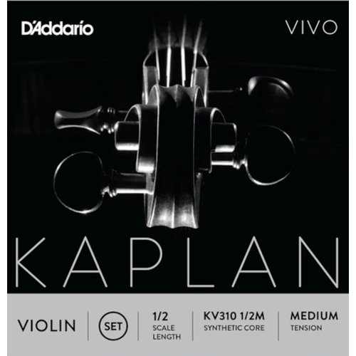 DAddario KV310 1/2M Jeu de cordes Kaplan Vivo pour violon Medium Tension