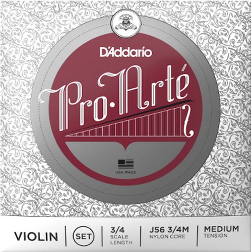 DAddario J56 3/4M Pro-Arte Violinen-Saitensatz Medium Tension