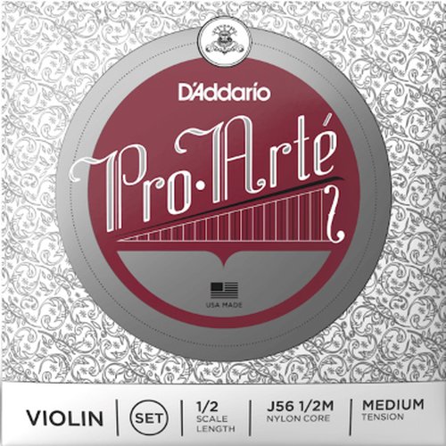 Juego de violn DAddario J56 1/2M Pro-Arte Medium Tension