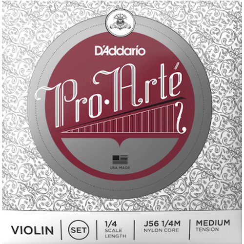Juego de violn DAddario J56 1/4M Pro-Arte Medium Tension