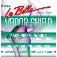 LaBella Vapor Shield VSB6A Nickel-Wound Bass 030/118...