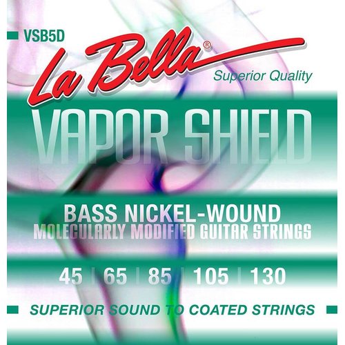 LaBella Vapor Shield VSB5D Bajo Nickel Wound 045/130 de 5 cuerdas