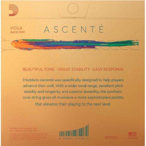 DAddario A410 MM Ascent Viola Set, Medium Scale, Medium Tension