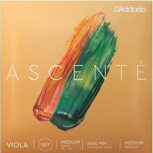 Juego de viola DAddario A410 MM Ascent, Medium Scale, Medium Tension