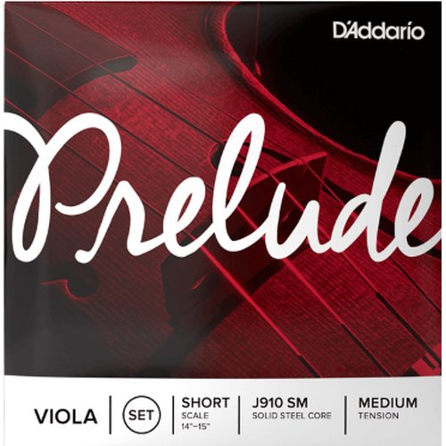 DAddario J910 SM Prelude Viola Set, Short Scale, Medium Tension