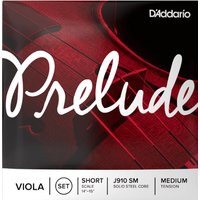 DAddario J910 SM Prelude Viola Set, Short Scale, Medium...