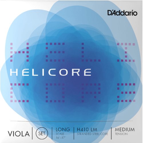 DAddario H410 LM Jeu de cordes pour alto Helicore, Long Scale, Medium Tension