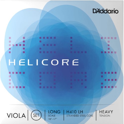DAddario H410 LH Helicore Jeu de cordes pour alto, Long Scale, Heavy Tension