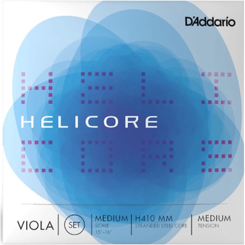 Juego de viola DAddario H410 MM Helicore, Medium Scale, Medium Tension