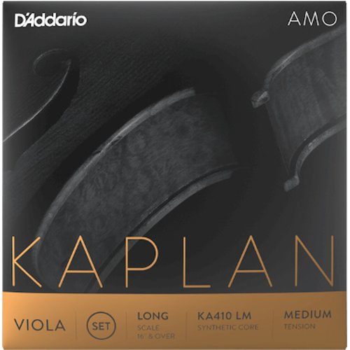 Juego de viola DAddario Kaplan Amo KA410 LM, Long Scale, Medium Tension