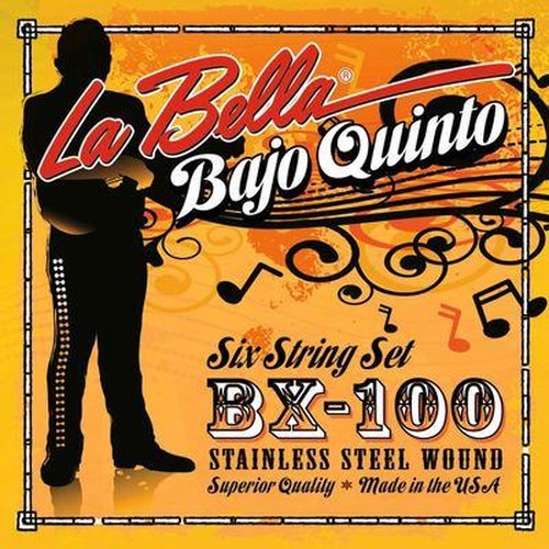 La Bella BX100 String set for bajo Quinto