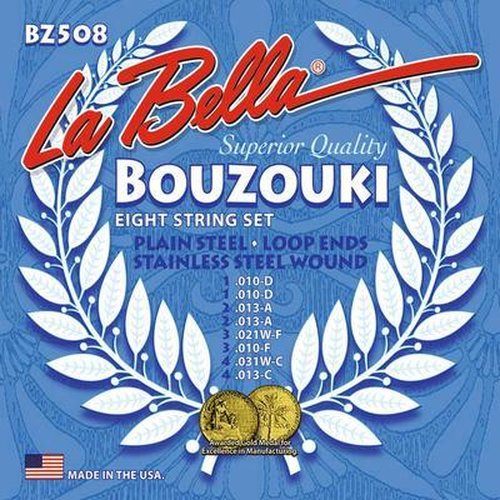 La Bella BZ508 Jeu de cordes pour bouzouki