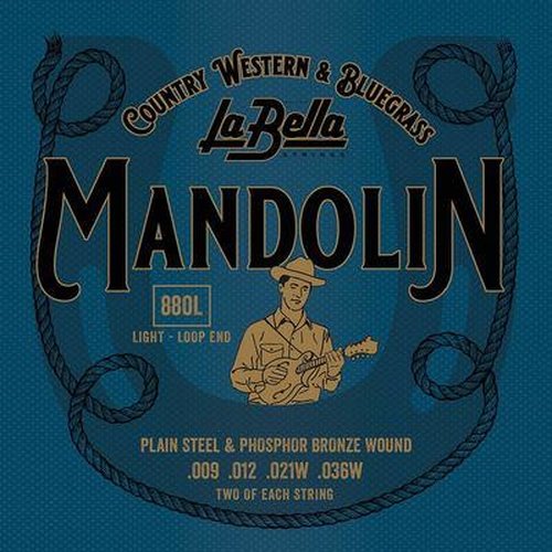 La Bella 880L Juego de cuerdas para mandolina