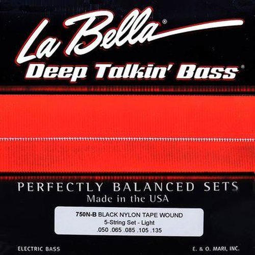 La Bella 750N-B Juego de cuerdas para bajo elctrico de 5 cuerdas
