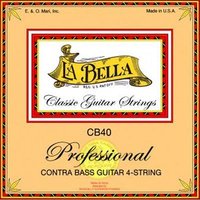 La Bella CB40-PE Juego de 4 cuerdas para contrabajo