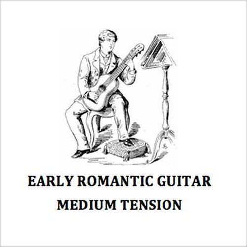 La Bella ERG1 Guitare romantique prcoce Medium Tension