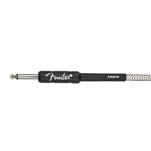 Fender Professional Series Spiral cable 30ft, white tweed, 1x angle