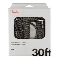 Fender Professional Series Spiral cable 30ft, gray tweed,...