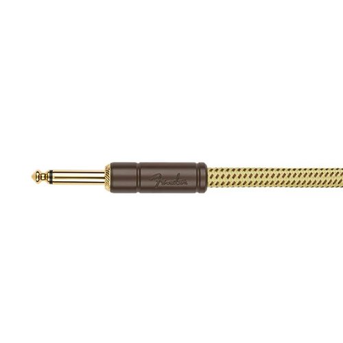 Fender Deluxe Series Spiral cable 30ft, tweed, 1x angle