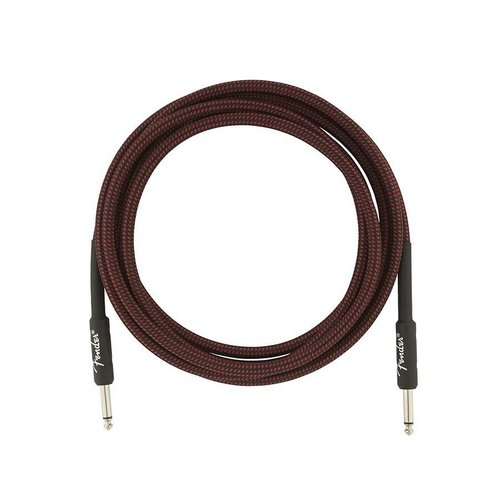 Fender Professional Series guitar cable 10ft, red tweed