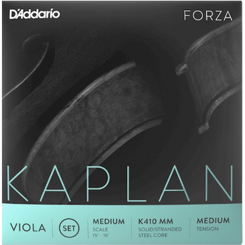 DAddario KA410 MM Kaplan Forza Jeu de cordes pour alto, medium scale, medium tension